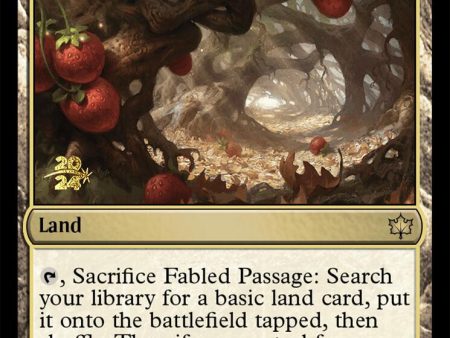 Fabled Passage [Bloomburrow Prerelease Promos] on Sale