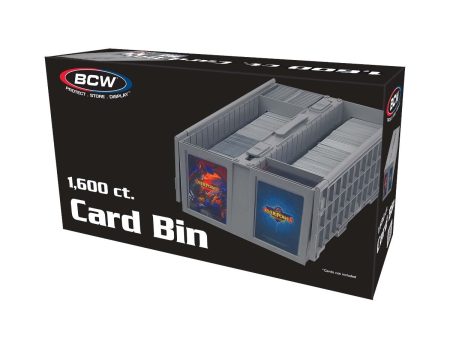 BCW 1600 Count Gray Collectible Card Bin Online