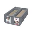 BCW 1600 Count Gray Collectible Card Bin Online