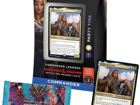 Mtg Magic The Gathering - Commander Legends: Battle for Baldur s Gate Commander Deck - Party Time on Sale