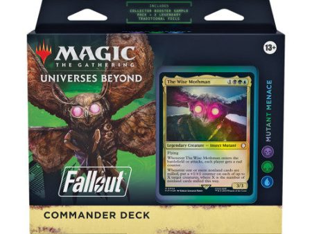 MTG Magic The Gathering Fallout Commander Deck Mutant Menace Online Hot Sale