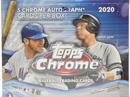 2020 Topps Chrome Baseball Jumbo HTA Box Supply