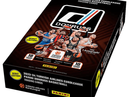 2023-24 Panini Donruss Turkish Airlines EuroLeague Basketball Hobby Box For Discount