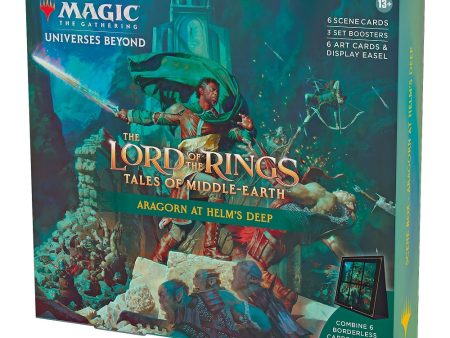 Mtg Magic The Gathering The Lord of the Rings Tales of Middle-Earth Scene Box Aragorn at Helm s Deep Supply