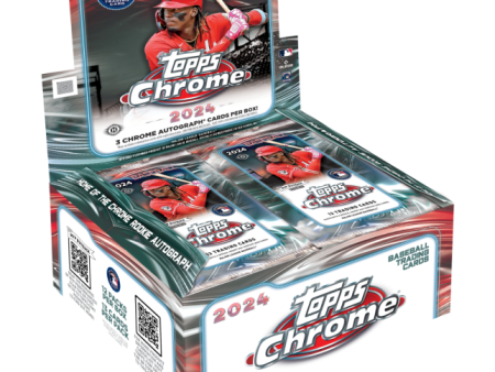 2024 Topps Chrome Baseball Jumbo HTA Box For Cheap