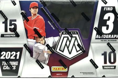 2021 Panini Mosaic Baseball Hobby Box Fashion