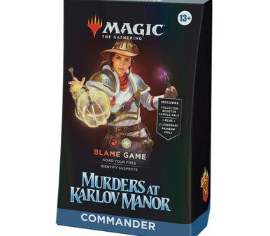 MTG Magic The Gathering Murders at Karlov Manor Commander Deck Blame Game For Discount