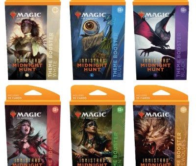 Mtg Magic The Gathering - Innistrad Midnight Hunt Theme Booster Pack (Set of 6) Hot on Sale