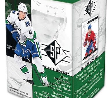 2018-19 Upper Deck SP Hockey Blaster Box Hot on Sale