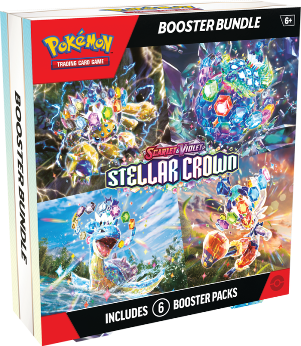 Pokemon Scarlet and Violet - Stellar Crown - Booster Bundle Box on Sale