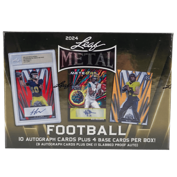 2024 Leaf Metal Football Hobby Jumbo Box Hot on Sale