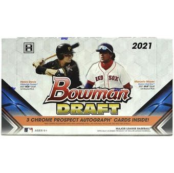 2021 Bowman Draft Baseball Hobby Box For Sale