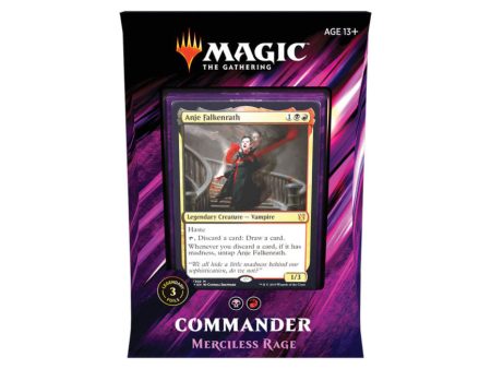 Mtg Magic The Gathering Commander 2019 Deck Merciless Rage Cheap