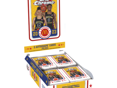 2023 Topps Chrome McDonald s All American Basketball Hobby Box For Discount