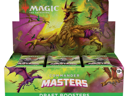 MTG Magic The Gathering Commander Masters Draft Booster Box on Sale