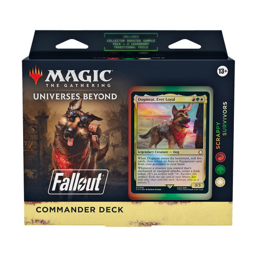 MTG Magic The Gathering Fallout Commander Deck Scrappy Survivors For Discount