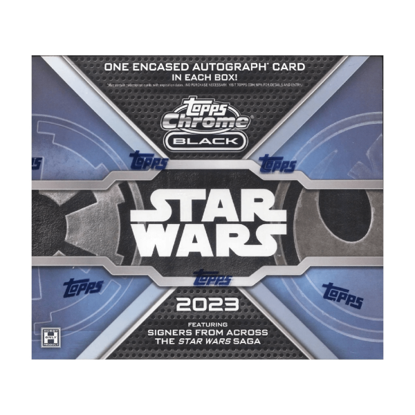 2023 Topps Star Wars Chrome Black Hobby Box For Discount