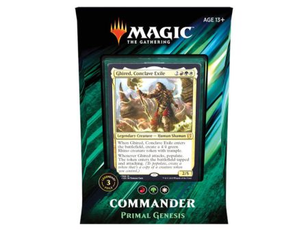 Mtg Magic The Gathering Commander 2019 Deck Primal Genesis Hot on Sale