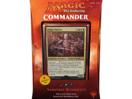 Mtg - Commander 2017 Deck - Vampiric Bloodlust (Red White Black) on Sale