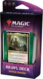 Mtg Magic The Gathering Throne of Eldraine Brawl Deck Savage Hunger (BGR) Online Sale