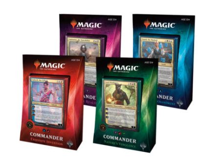 Mtg Magic The Gathering Commander 2018 Set Of 4 Hot on Sale