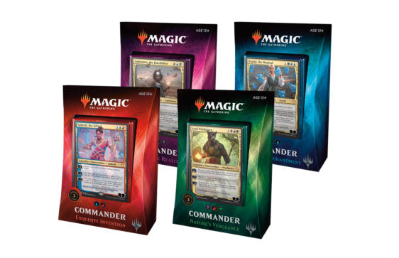 Mtg Magic The Gathering Commander 2018 Set Of 4 Hot on Sale