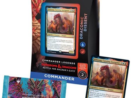 Mtg Magic The Gathering - Commander Legends: Battle for Baldur s Gate Commander Deck - Draconic Dissent Hot on Sale