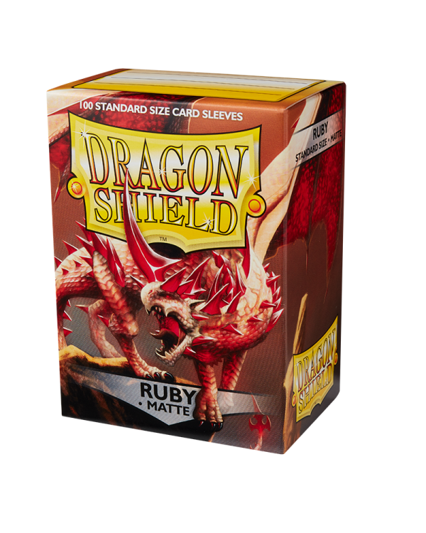 Dragon Shield Matte Standard Size 100 ct. Ruby For Cheap