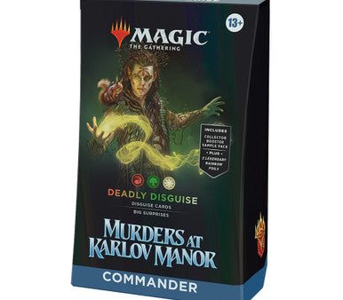 MTG Magic The Gathering Murders at Karlov Manor Commander Deck Deadly Disguise Online now