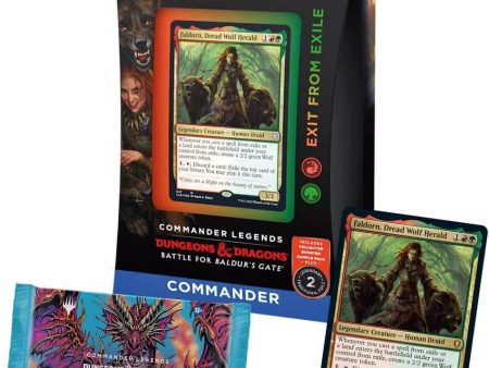 Mtg Magic The Gathering - Commander Legends: Battle for Baldur s Gate Commander Deck - Exit from Exile Online Sale