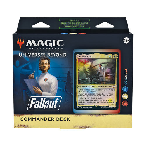 MTG Magic The Gathering Fallout Commander Deck Science! Cheap