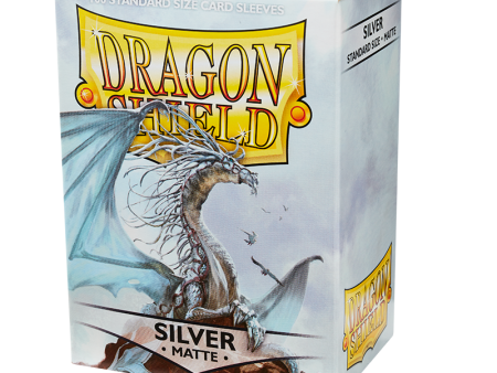 Dragon Shield Matte Standard Size 100 ct. Silver Cheap