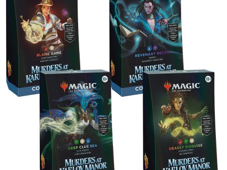 MTG Magic The Gathering Murders at Karlov Manor Commander Deck Set of 4 Sale