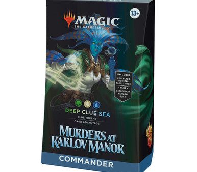 MTG Magic The Gathering Murders at Karlov Manor Commander Deck Deep Clue Sea For Sale