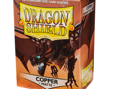 Dragon Shield Matte Standard Size 100 ct. Copper For Discount