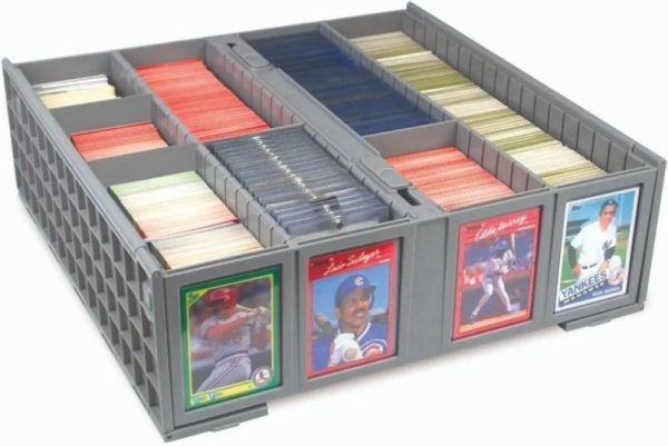 BCW 3200 Count Gray Collectible Card Bin on Sale