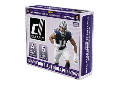 2023 Panini Clearly Donruss Football Hobby Box Sale