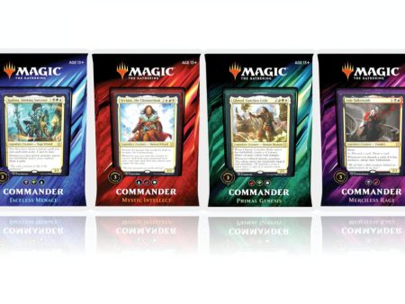 Mtg Magic The Gathering Commander 2019 Set Of 4 on Sale