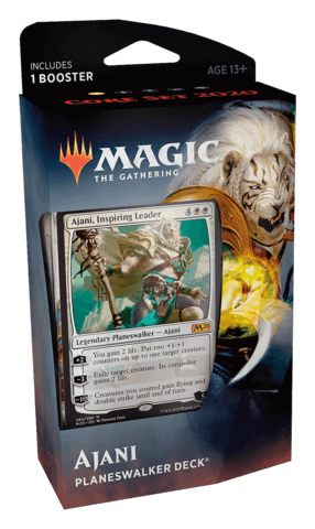 Mtg Magic The Gathering Core Set 2020 Planeswalker Deck Ajani Discount